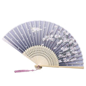 Éventail Japonais Lavande 'Cloud'