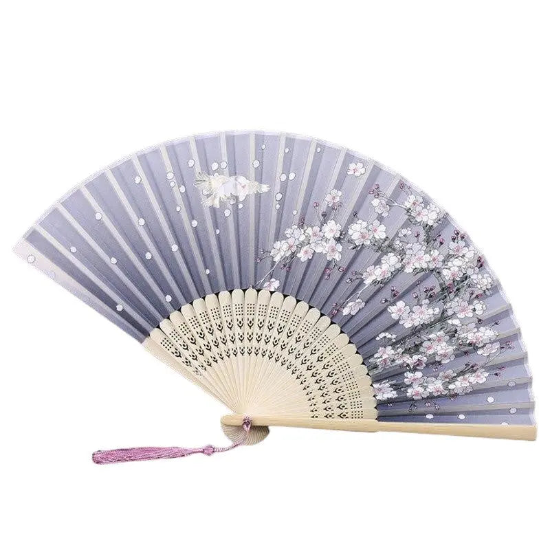 Éventail Japonais Lavande 'Cloud'