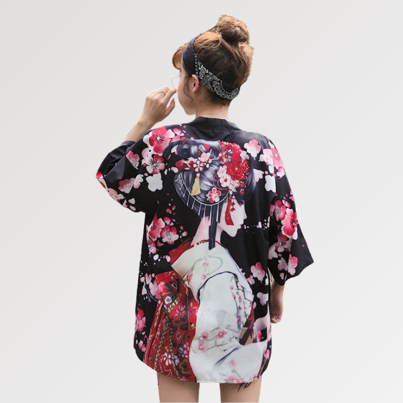 Geisha Cardigan 'Sakura x Geiko'