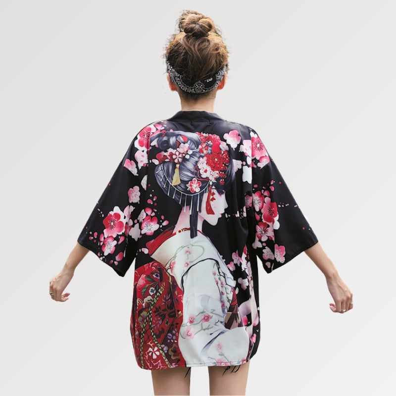 Geisha Cardigan 'Sakura x Geiko'
