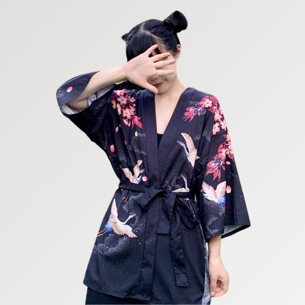 Haut Style Kimono Femme &