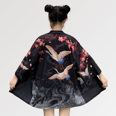 haut style kimono femme
