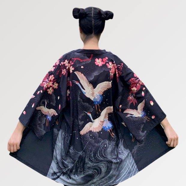 Haut Style Kimono Femme &