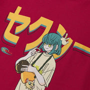 Sweatshirt Harajuku 'Anime Girl'