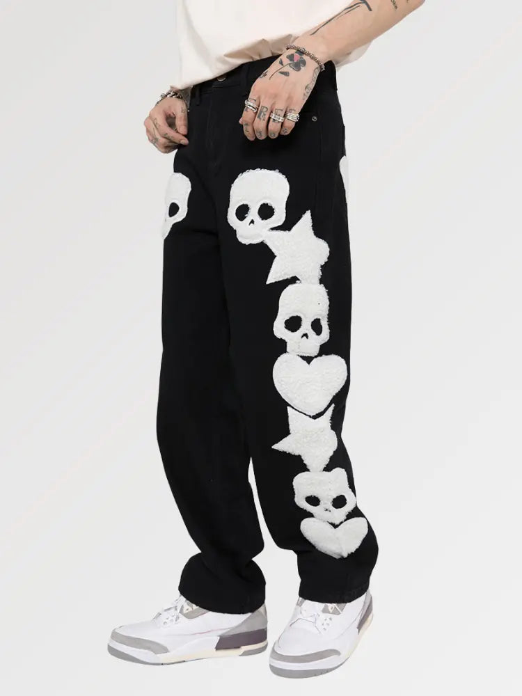 Jean Streetwear Homme noir