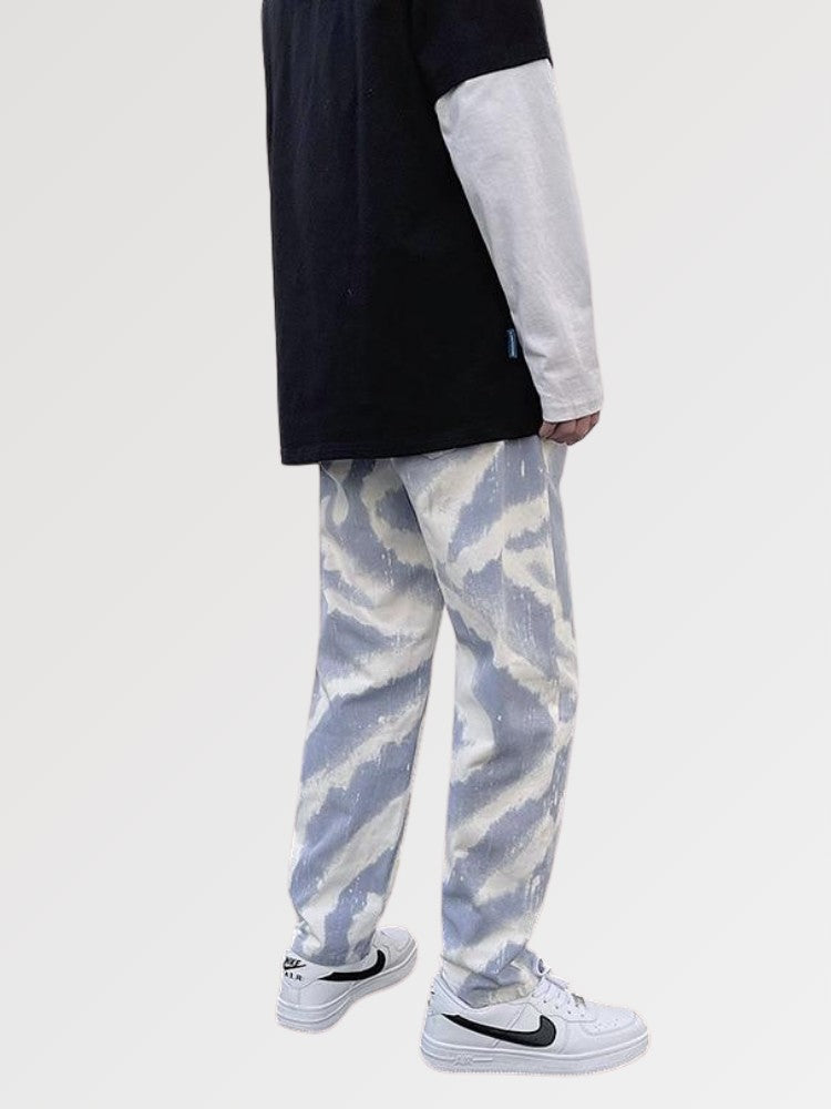 Jean Tie and Dye Homme 'Springfit'