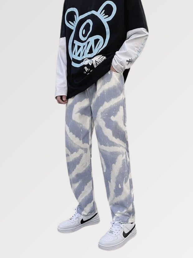 Jean Tie and Dye Homme &