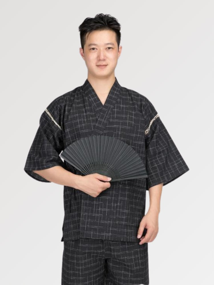 Jinbei Homme Noir 'Samura Set' Japanstreet