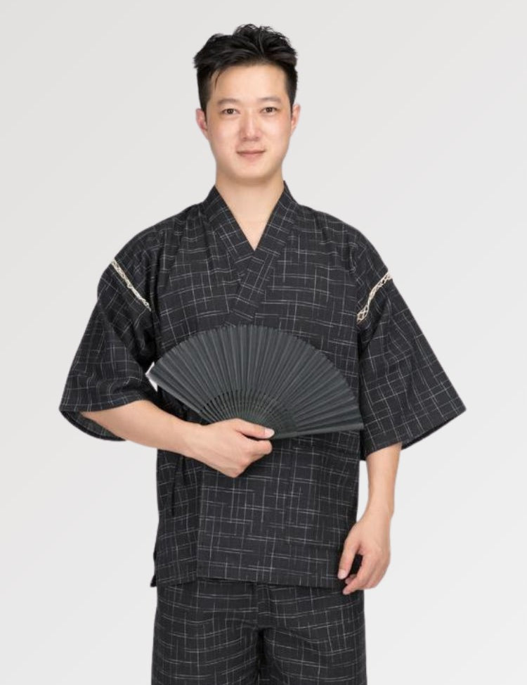 Jinbei Homme Noir 'Samura Set' Japanstreet
