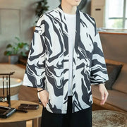 Kimono Blanc et Noir 'Édition Kaïto'