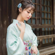 Kimono Femme Japonais Traditionnel 'Kyou'