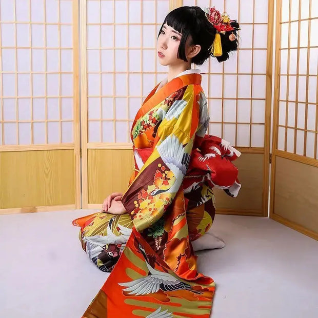 Kimono Furisode pour Femme &