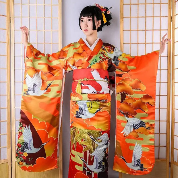 Kimono Furisode pour Femme &