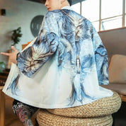 Un Kimono Homme à l'imprimé d'un Dragon japonais au nom de Ryu-Jin
