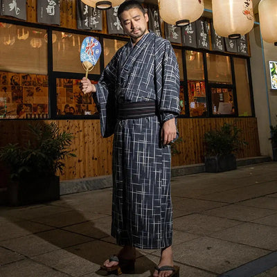 Kimono Homme Grande Taille 'Iwakura'