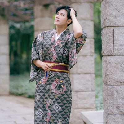 Authentique Kimono Japonais pour Homme dans un style Samourai