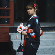 Kimono Japonais Coton Femme 'Sumiko'
