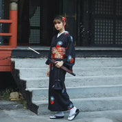 Kimono Japonais Coton Femme 'Sumiko'