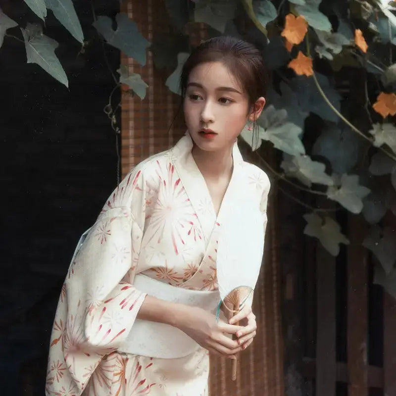 Kimono Japonais Femme 'Hanabi'