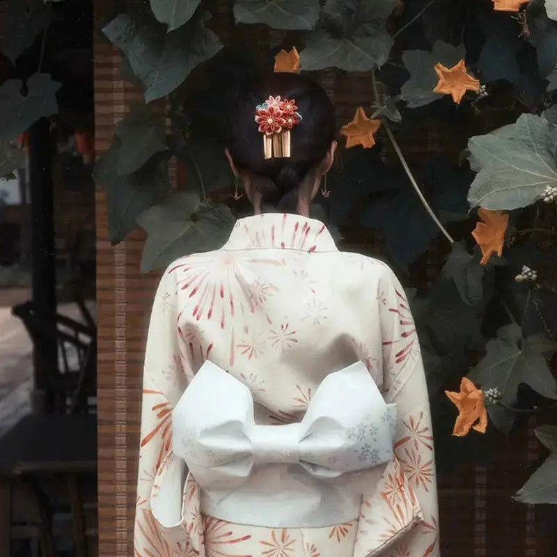 Kimono Japonais Femme 'Hanabi'
