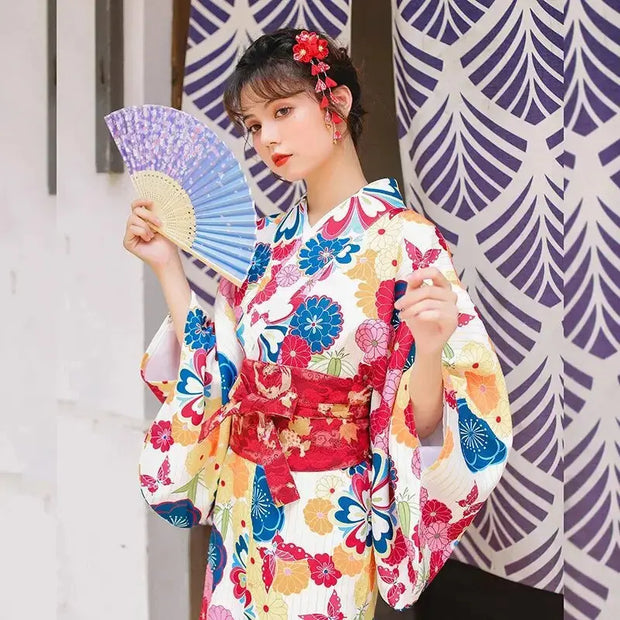 Kimono Japonais Femme Coloré &