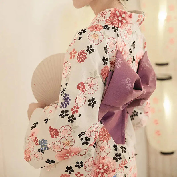 Kimono Japonais Femme Fleuri &