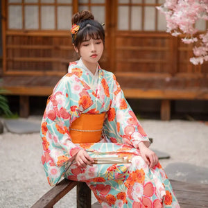 Kimono Japonais Femme Qualité 'Kasumi'