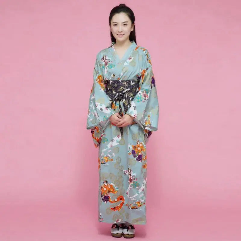 Kimono Japonais Femme Geisha 'Amaya'