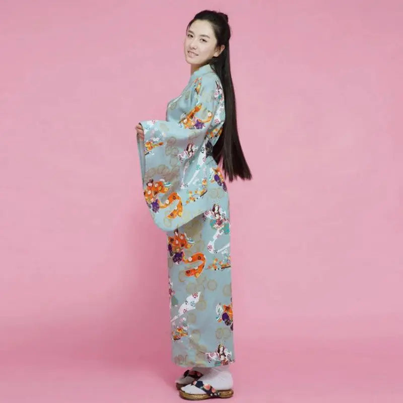Kimono Japonais Femme Geisha 'Amaya'