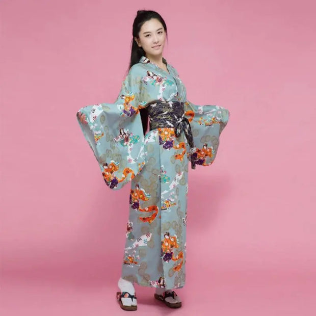 Kimono Japonais Femme Geisha &