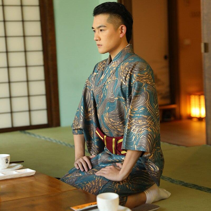 Kimono Japonais Homme Soie