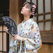 Kimono Japonais Soie Femme 'Haruka'