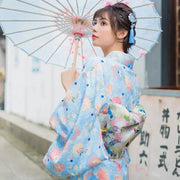 Kimono Japonais Traditionnel Femme 'Eiko'