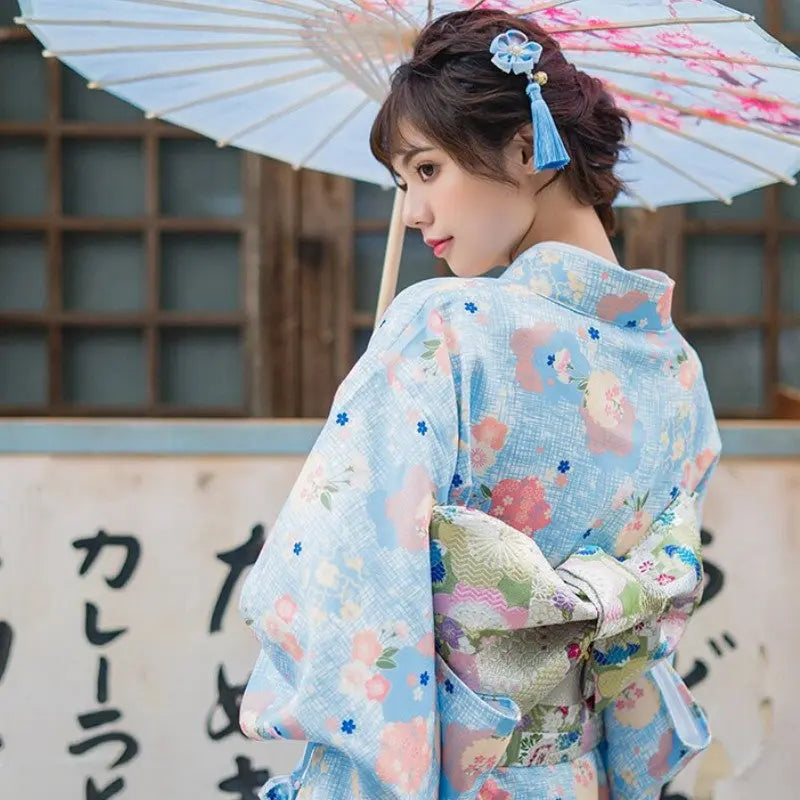 Kimono Japonais Traditionnel Femme 'Eiko'