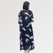 kimono long transparent femme