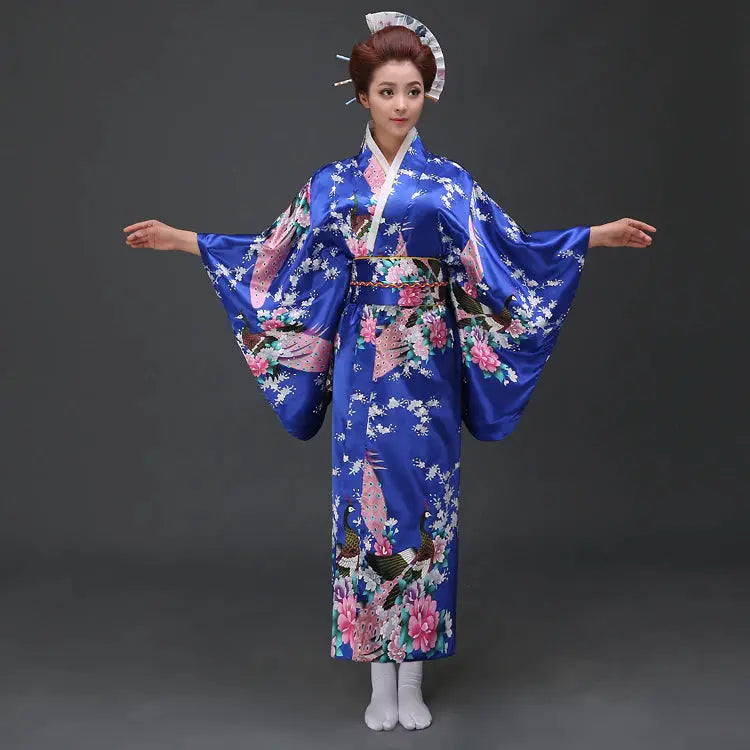 Kimono Traditionnel Japonais Femme 'Nori'