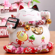 Maneki Neko Traditionnel 'Fengshui Cat'