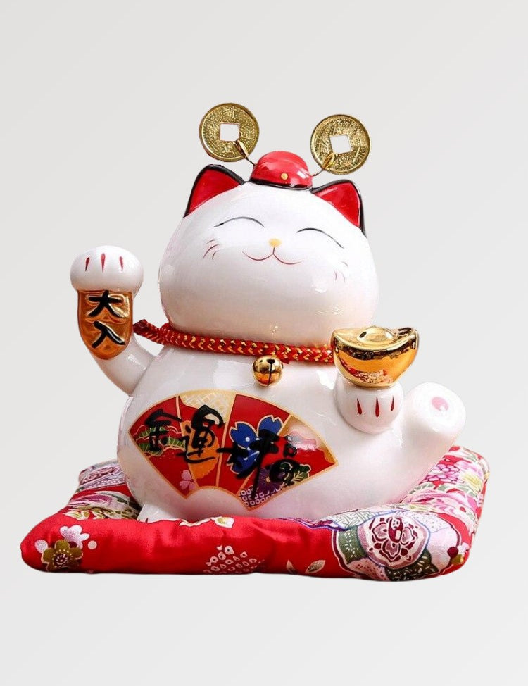 maneki neko tirelire hiragana