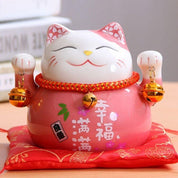 Maneki Neko Tirelire Rose