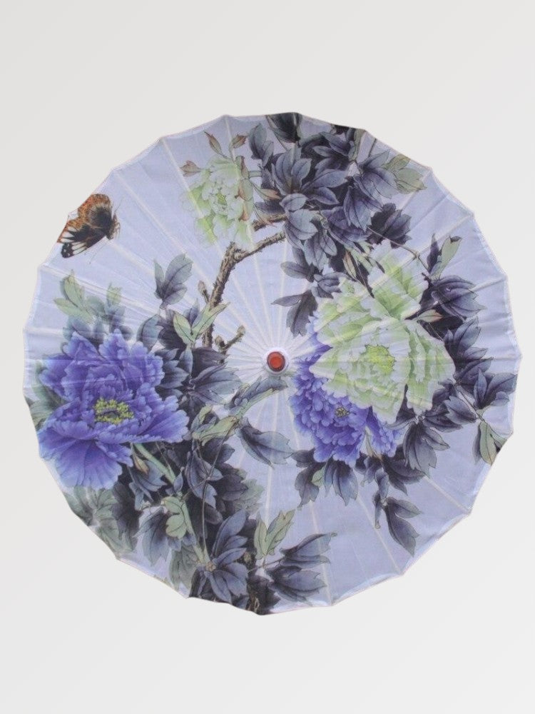 Ombrelle japonaise ancienne Kaiko — motif d'inspiration vintage — Japanstreet