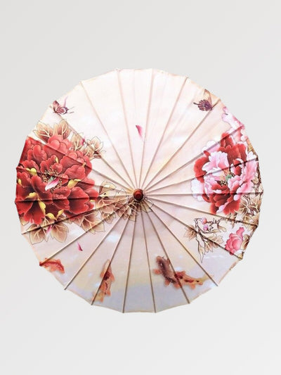 ombrelle japonaise fleurie