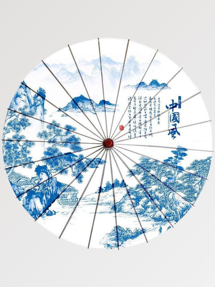 Ombrelle japonaise jardin Kashira — motif paysage — Japanstreet