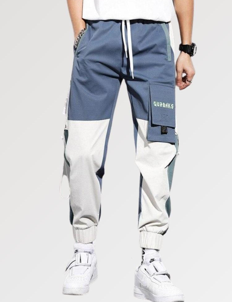 Pantalon Cargo Bicolor