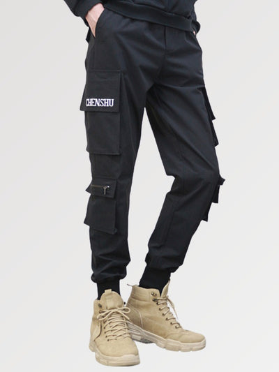 Pantalon Cargo Multipoche Homme 'Haki'