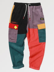 Pantalon Cargo en Couleur 'Colorbind'