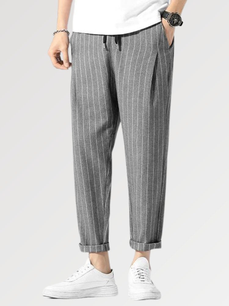 Pantalon Rayé Homme