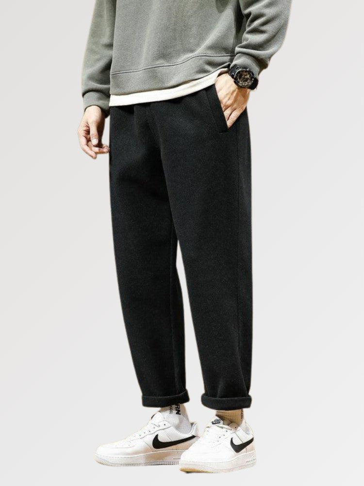 pantalon en laine homme