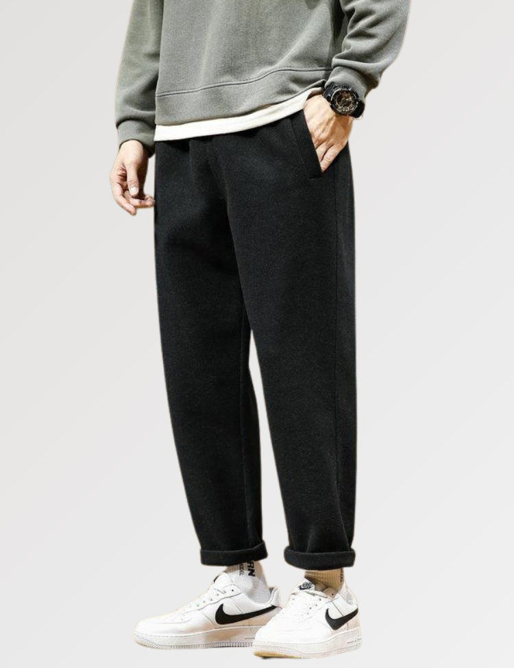 pantalon en laine homme