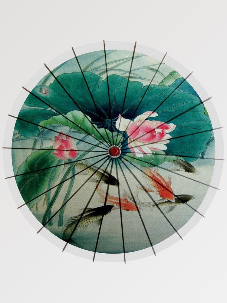 Parapluie japonais transparent — motif délicat — Japanstreet