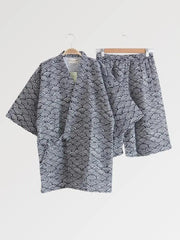 Élégant pyjama traditionnel à l'image du Japon pour homme